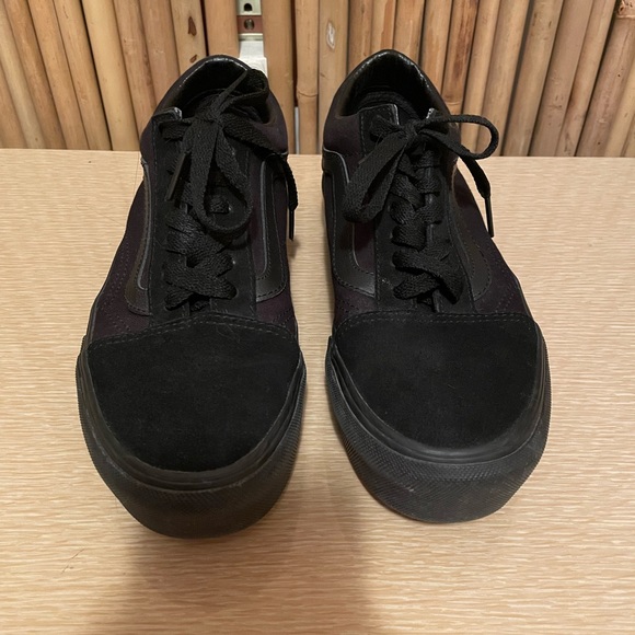 Black platform Vans - Picture 3 of 6